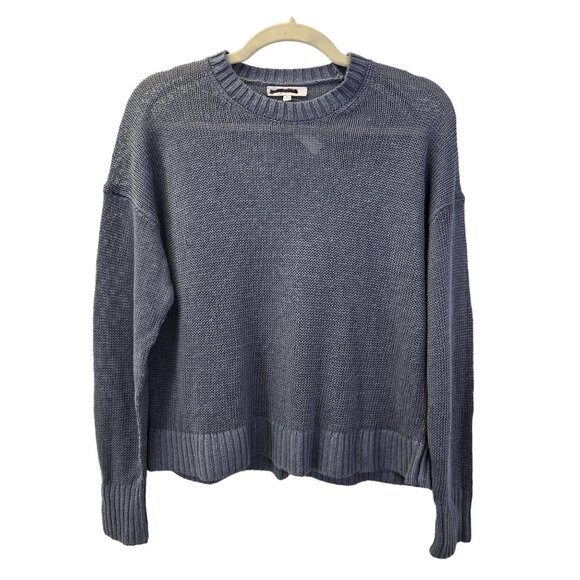 NWT Madewell 100% Linen Knit Crewneck Sweater Size Small - Picture 1 of 6